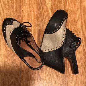 Jeffrey Campbell tux wedges